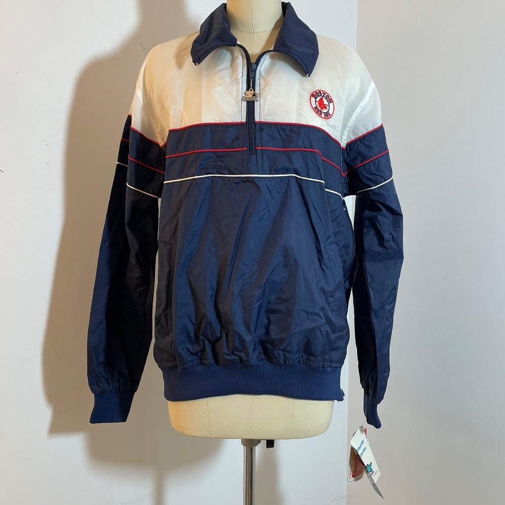Boston Red Sox STARTER Jacket Windbreaker - Small - Vintage NOS Rare